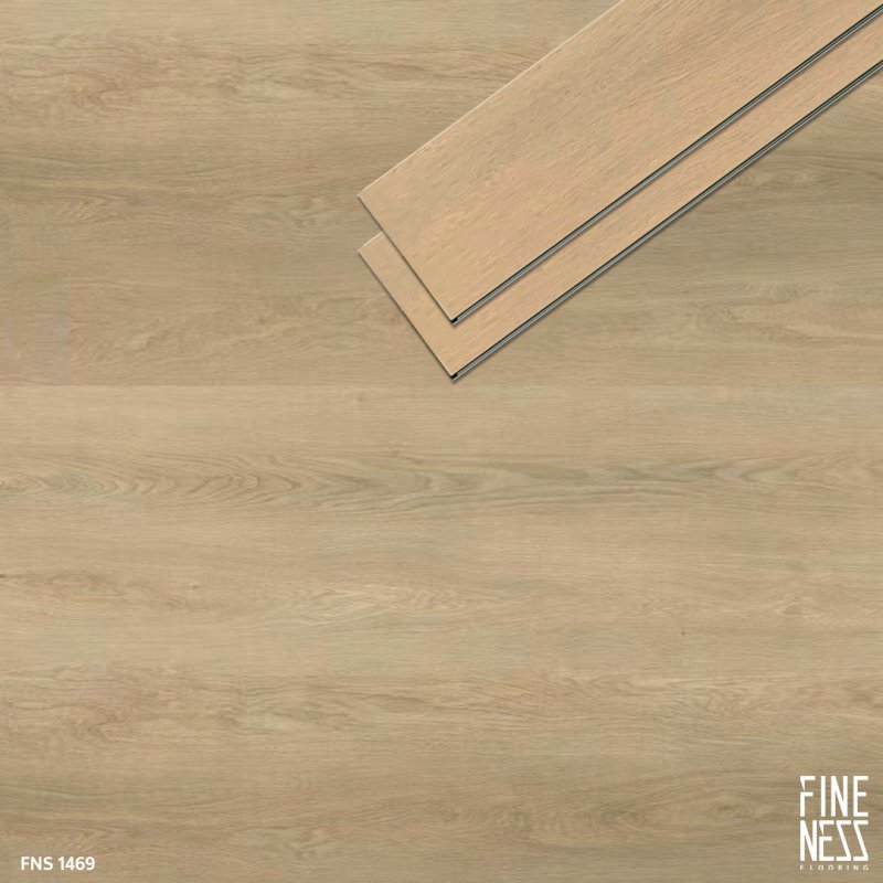 FINENESS FLOORING FNS 1469 พื้น SPC คลิ๊กล็อค ลายไม้ สีไม้โอ๊ค หนา 6 มม.