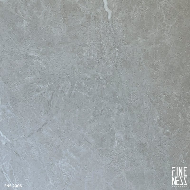 FINENESS FLOORING FNS 2006 พื้น SPC คลิ๊กล็อค ลายหินอ่อนสีเทา ความหนา6 มม.